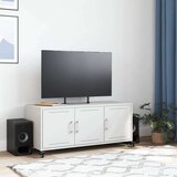 vidaXL TV ormarić bijeli 100,5 x 39 x 43,5 cm hladno valjani čelik | shoptok.hr