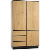 Ormar sa 3 vrata i 3 ladice 120x210cm, Krem