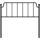  Kovinsko posteljno vzglavje črno 107 cm, (20933461) | Shoptok.si