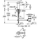 Grohe Essence jednoručna baterija za bide S - Size 32935001 | ePonuda.com