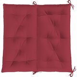  Jastuk za vrtnu klupu boja vina 100x(50+50)x7 cm tkanina Oxford | shoptok.hr