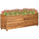 In Visoka greda 150x40x55 cm reciklirana tikovina in jeklo | Shoptok.si