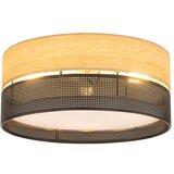  Plafonsko svetlo NICOL 4xE27/15W/230V prečnik 50 cm furnir/crna | Eponuda.com