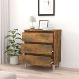  Komoda boja dimljenog hrasta 60 x 35 x 69 cm konstruirano drvo | shoptok.hr