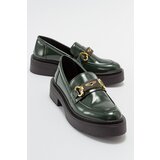 LuviShoes UNTE Green Turning Women's Loafer | Shoptok.si