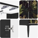 Kupaonski ormar RHENEN Crni hrast 60 x 40 x 61 cm | shoptok.hr