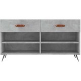  Klupa za cipele siva boja betona 102x35x55 cm konstruirano drvo | shoptok.hr