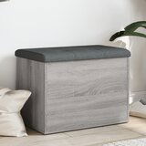 vidaXL Klupa za cipele siva boja hrasta 62x42x45 cm konstruirano drvo | shoptok.hr