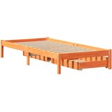 Okvir kreveta bez madraca voštano smeđi 90 x 200 cm od borovine | shoptok.hr