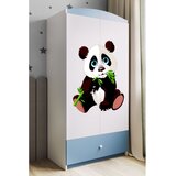  Dječji ormar - PANDA 2 - plavi | shoptok.hr