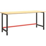  Okvir za radni stol mat crni i mat crveni 180x57x79 cm metalni | Eponuda.ba