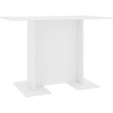  Blagovaonski stol bijeli 110 x 60 x 75 cm konstruirano drvo | Eponuda.com