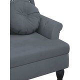  Klupa s jastucima tamnosiva 120,5x65x75 cm baršunasta | Eponuda.ba