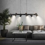 BRILONER 4059065 - Luster na sajli ERA 6xGU10/10W/230V crna | Eponuda.com