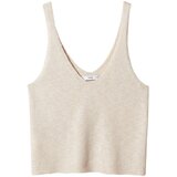 Mango Top z naramnicami 'OPORTO' svetlo bež | Shoptok.si
