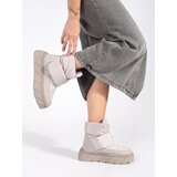 SEASTAR Gray insulated women's snow boots with a thick sole | Shoptok.si