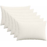  Presvlaka za jastuk 6 pcs HEERLEN Krem 50 x 75 cm Kord | shoptok.hr