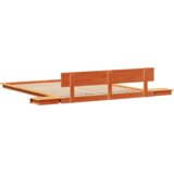  Konstrukcija postelje Rjava 150 x 200 cm les, (5000125955) | Shoptok.si