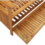 Klupa za pohranu 120 cm od masivnog bagremovog drva | shoptok.hr