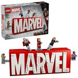 Lego Marvel: Logotip in mini figure MARVEL | Shoptok.si