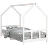  Okvir za dječji krevet bijeli 90 x 200 cm od masivne borovine | shoptok.hr