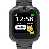 Canyon Tommy KW-31, Kids smartwatch, 1.54 inch colorful screen, Camera 0.3MP, Mirco SIM card, 32+32MB, GSM(850/900/1800/1900MHz), 7 games inside, 380mAh battery, compatibility with iOS and android, Black, host: 54*42.6*13.6mm, strap: 230*20mm, 45g - CNE-K Cene
