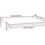 vidaXL Tenda na automatsko uvlačenje bordo 600 x 300 cm Cijene