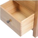 vidaXL Visoki ladičar 45 x 32 x 110 cm od masivne hrastovine | shoptok.hr