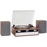 Auna Birmingham, HiFi stereo sistem, DAB+/FM, BT funkcija, vinyl, CD, USB, AUX vhod, les | Shoptok.si