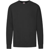 Fruit Of The Loom Black Men's Sweatshirt Lightweight Set-in-Sweat Sweat | Shoptok.si
