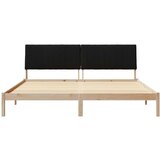  Okvir za krevet s uzglavljem Smeđa 200 x 200 cm tkanina | shoptok.hr