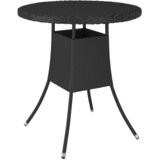  5-dijelni set vrtnih sofa od poliratana s jastucima crni | shoptok.hr