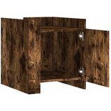  Noćni ormarić dimljena boja hrasta 45x50x50cm konstruirano drvo | shoptok.hr