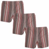 Foltýn 3PACK Classic men's boxer shorts red stripes cene