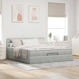  Otomanski krevet s madracem&LED 180x200cm baršunasti | shoptok.hr