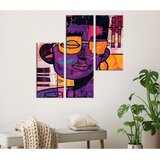 WALLXPERT Dekorativne slike na platnu, 20x40cm, 3 komada, Šarene | Eponuda.ba