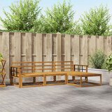  Set vanjskih sofa 4 kom. Prirodna Čvrsto drvo akacije | shoptok.hr