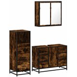  3-dijelni set kupaonskog namještaja boja hrasta drveni | shoptok.hr