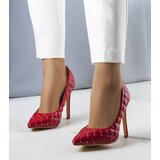 Gemre Red Quilted Heels Dayton | Shoptok.si