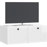 TV ormar za zid Zidne Bijela visokog sjaja 78,5 x 41 x 30 cm | shoptok.hr