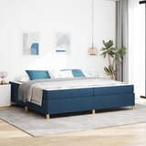  Krevetna konstrukcija Plava 200 x 200 cm tkanina | shoptok.hr