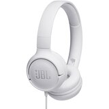 JBL Tune 500 žične naglavne slušalke bele barve | Shoptok.si