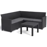 baštenski set ugaona marie 5 seater, grafit cu 252710