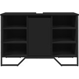 Ormarić za umivaonik crni 91 x 35 x 60 cm konstruirano drvo | shoptok.hr