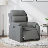 Maison Chic Električni naslanjač - Relax naslanjač temno sivo blago, (22062654) | Shoptok.si
