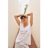Marisse White T-Shirt With The Inscription Cene