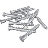  Potvrđivački vijci 2500 pcs Srebrno Metal | shoptok.hr