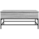  Stolić za kavu siva boja hasta 100x50x45 cm od drva i metala 100 x 50 x 45 cm | Shoptok.si