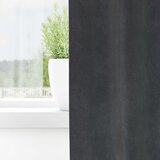  Zavjese za zamračivanje 2 kom. Svjetlosiva 140 x 245 cm Baršun | shoptok.hr