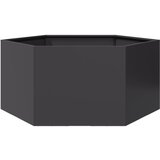 Maison Chic Vrtno korito - Greda - Cvetlični Lonec 2 kosa antracit 104x90x45 cm jeklo, (21788619) | Shoptok.si
